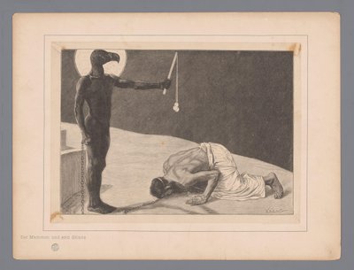 玛门崇拜
Der Mammon und sein Sklave（物名）
七个神秘的表象（系列名称） 作者 约翰·雅各布·韦伯
