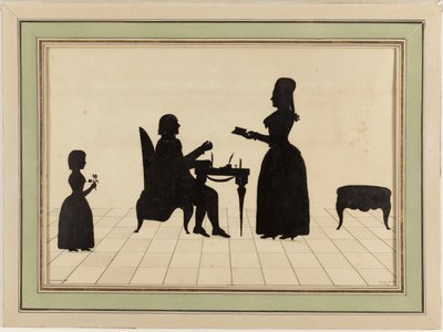 罗兰夫妇及其女儿尤朵拉 作者 约翰·卡斯珀·拉瓦特（Johann Kaspar Lavater）