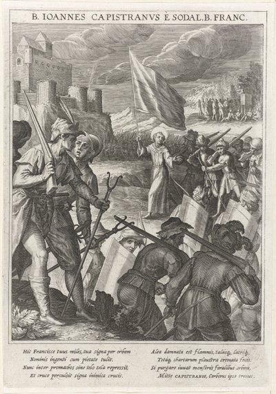 卡皮斯特拉诺的圣约翰率领基督教力量围攻贝尔格莱德，1615年 作者 约翰·马蒂亚斯·卡格（Johann Matthias Kager）