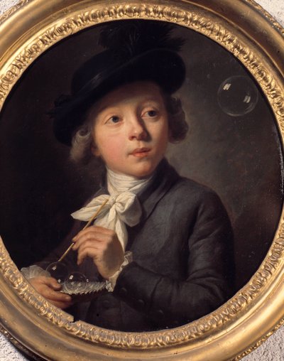 Soap bubbles or a portrait of J. A. Laurens. Painting by Melchior Wyrsch (1732-1798). 1784. Museum of Fine Arts in Besancon 作者 约翰·梅尔基奥尔（Johann Melchior）约瑟夫·维尔施（Joseph Wyrsch）或维尔施（Wursch）