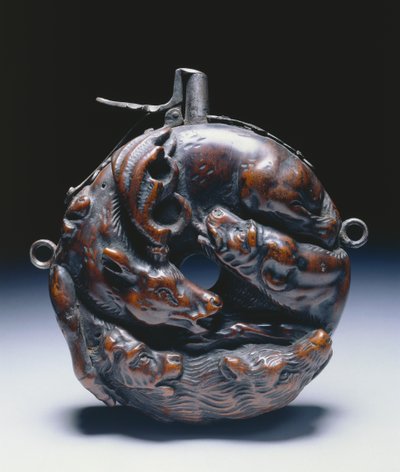 粉瓶，约1680年 作者 约翰·迈克尔·莫赫（Johann Michael Maucher）