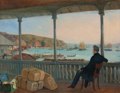 瓦尔帕莱索，1841 作者 Johann Moritz Rugendas
