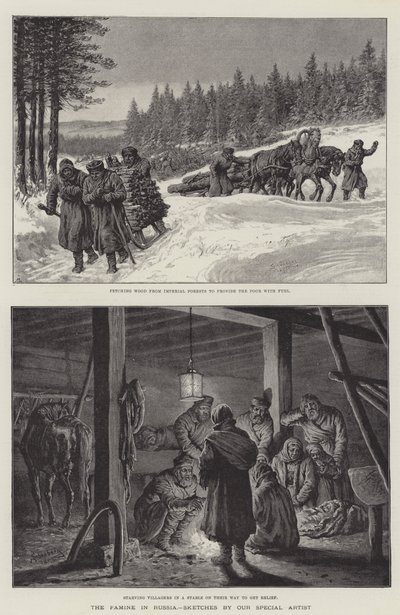 俄罗斯的饥荒 作者 Johann Nepomuk Schonberg