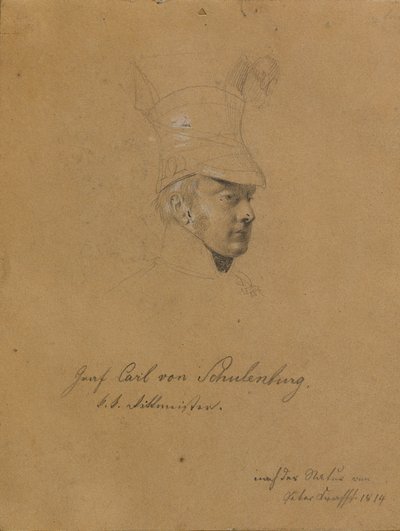卡尔-冯-舒伦堡伯爵 作者 Johann Peter Krafft