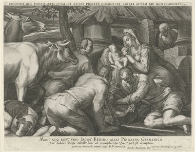 牧羊人的崇拜 作者 哈科波·巴萨诺（Jacopo Bassano）