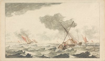 城堡、废墟和海景 - 六幅彩色版画 作者 约翰·泰勒