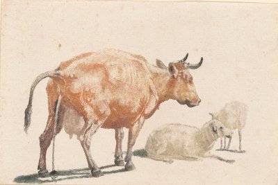 撒尿的牛》，1690年代。 作者 约翰·泰勒