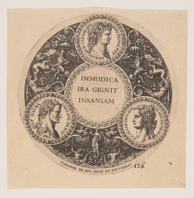 Immodica Ira Gignit Insaniam，塔兹室内设计 作者 约翰·西奥多·德·布里