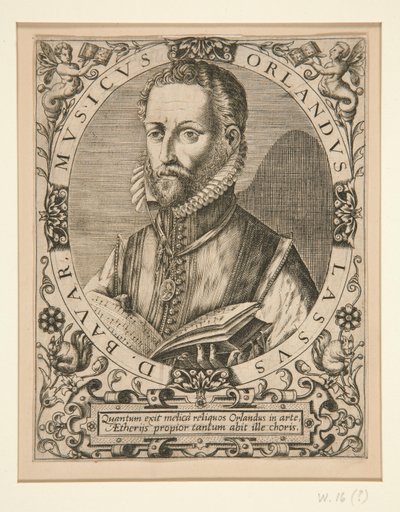 奥兰多-拉苏斯肖像，出自 J.J. Boissard、 作者 Johann Theodor de Bry