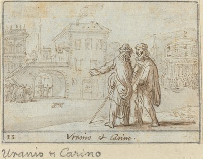 乌拉尼奥和卡里诺，1640年。 作者 Johann Wilhelm Baur