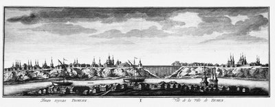 秋明州的风景，大约1735年 作者 约翰·威廉·勒森尼乌斯（Johann WilhelmLürsenius）