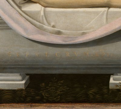 Lamentation, detail, c.1490-1510 作者 约翰内斯（16世纪前）西班牙裔