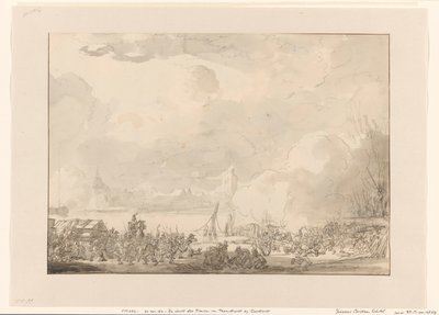 法国人逃离帕彭德勒支，1813 年 作者 约翰内斯·克里斯蒂安·斯库特
