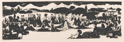 Djokja （物品上的原标题） 作者 Johannes Frederik Engelbert 十克洛斯特（艺术家签名）