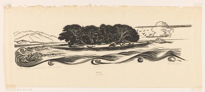 斯密特神父，吉尔文克湾，荷属新几内亚（物品上的原始标题） 作者 Johannes Frederik Engelbert 十克洛斯特（艺术家签名）