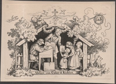 Gaber  Richter 工作室 作者 约翰内斯·海因里希和加伯·奥古斯特 (1823 1894) 评委