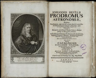 约翰·赫维留收集天文数字，1690 作者 约翰尼斯·赫维留斯