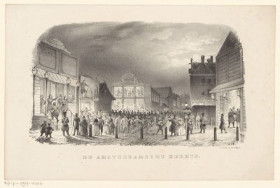 阿姆斯特丹 Botermarkt 集市
阿姆斯特丹博览会（标题见实物） 作者 希尔玛·约翰内斯·贝克尔