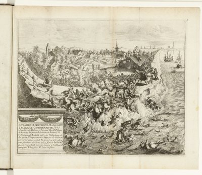 奥斯特韦尔战役，1567 年
奥斯特韦尔战役（物品上的标题）
佛兰德斯战争（系列标题） 作者 Johannes Jacobsz van den Aveele