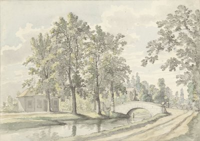 乌特勒支郊外 Biltstraat 的景色 作者 约翰尼斯·杰格威斯（Johannes Jelgerhuis）