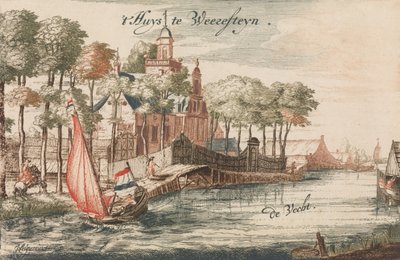t Huys Weeresteyn by the river Vecht