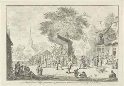村里的农民集市，约 1750 年
Boere Kermis Vreugd（物品上的标题） 作者 尼古拉斯·阿特曼