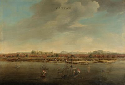 广州在中国的看法，c。 1662-3 作者 Johannes Vinckeboons