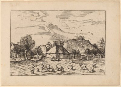 农场 作者 Johannes 和 Lucas van Doetechum 在《小景观大师》之后