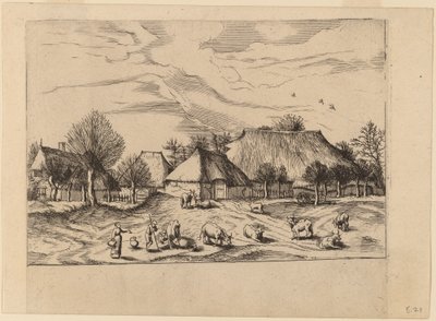 农场 作者 Johannes 和 Lucas van Doetechum 在《小景观大师》之后