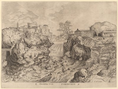 泰伯丁努斯的前景（台伯河的景色） 作者 Johannes 和 Lucas van Doetechum 在老彼得·勃鲁盖尔之后