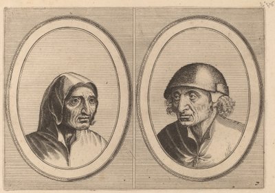 "Rijckje Schimmel-penninghs "和 "Lubbert Leever-worst" 作者 Johannes 和 Lucas van Doetechum 在老彼得·勃鲁盖尔之后