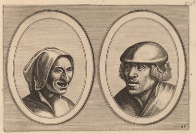 "Woman Verneem-al "和 "Hans de Pluym-strijcker"。 作者 Johannes 和 Lucas van Doetechum 在老彼得·勃鲁盖尔之后