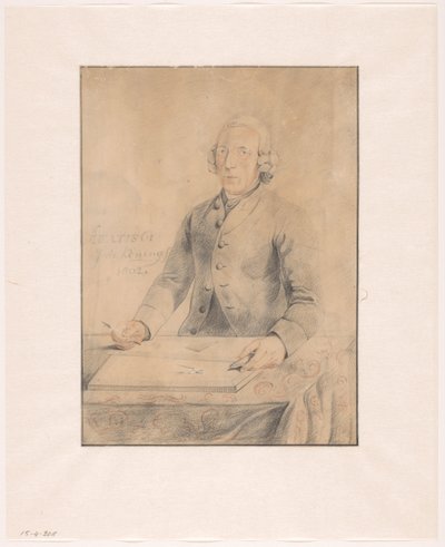 彼得-皮克埃肖像 作者 Johannes de Koning（艺术家签名）