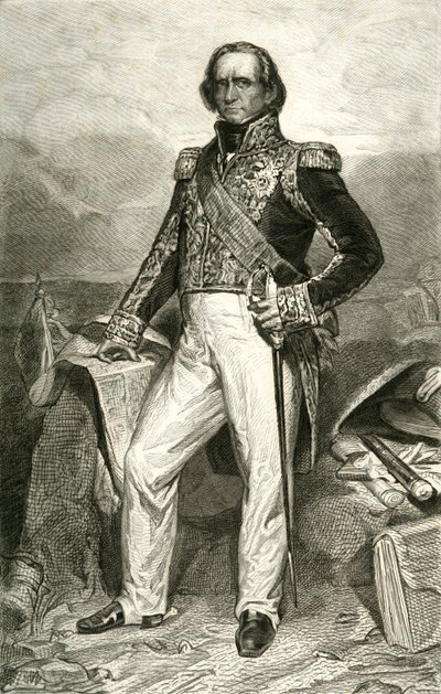 尼古拉-让-德-迪厄-苏尔特，1804年，1839年。 作者 约翰内斯·德·马雷