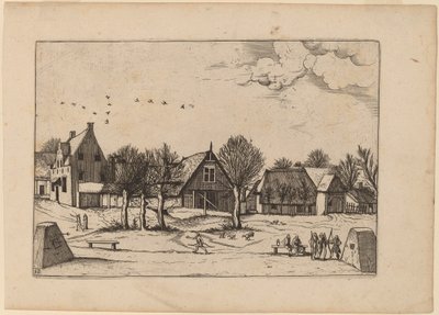 乡村村落 作者 Johannes van Doetechum，长老和卢卡斯