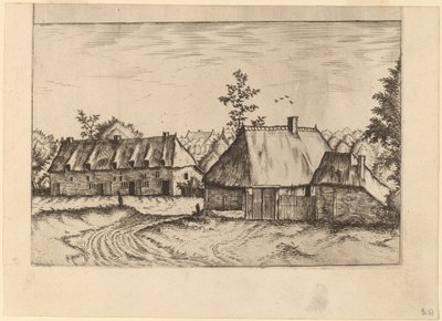 农场和排屋 作者 Johannes van Doetechum，长老和卢卡斯
