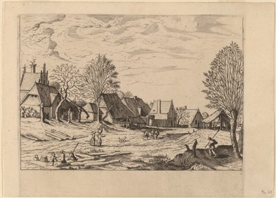 村街 作者 Johannes van Doetechum，长老和卢卡斯