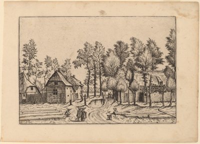 村街 作者 Johannes van Doetechum，长老和卢卡斯
