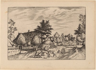 村街 作者 Johannes van Doetechum，长老和卢卡斯