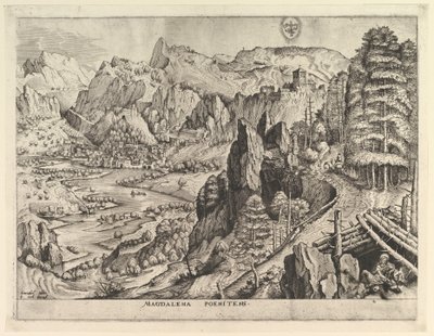 忏悔的玛格达莱娜 玛格达莱娜poenitens出自《大型风景画》，约1555-56年。 作者 约翰内斯·范·杜特克姆一世