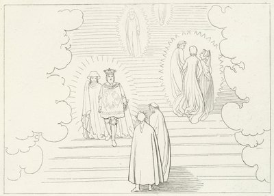 The Celestial Steps, Paradise, Canto 21 (engraving) 作者 约翰（后）弗拉克斯曼