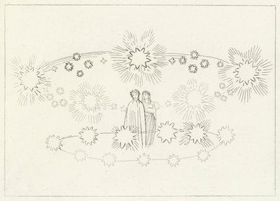 太阳的区域，天堂，第10节（雕版画 作者 约翰（后）弗拉克斯曼