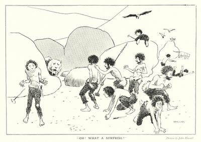 原始场景"哦，真是个惊喜！"平版 作者 约翰（后）哈索尔