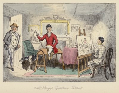 John Leech illustration for Mr Sponge