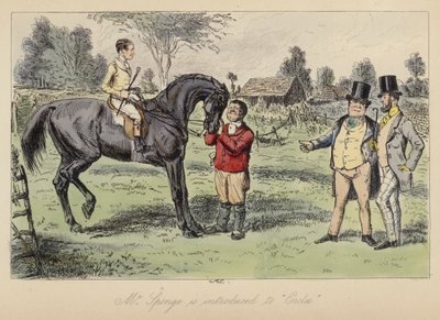 John Leech illustration for Mr Sponge