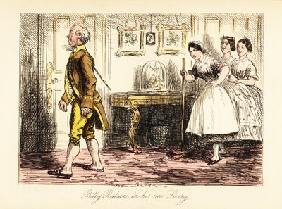 The maids laughing at a gardener dressed up in new footman’s livery 作者 约翰（后）里奇