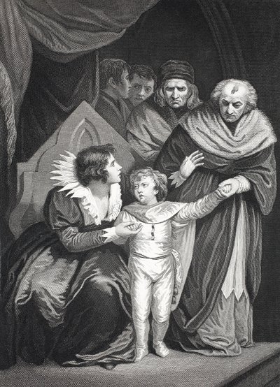 Elizabeth Woodville surrendering her son (litho) 作者 约翰（后）奥皮