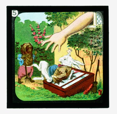 Alice in Wonderland, Coloured Lantern Slides (lantern slide) 作者 约翰（后）坦尼尔