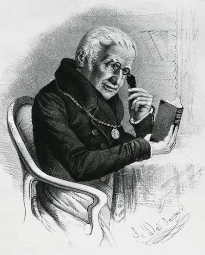 意大利医生和作家洛伦佐-朗多里尼（1752-1844）的画像，由安东尼奥-达尔翁加罗绘制 作者 沃尔特·查尔斯·米尔斯