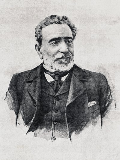 普拉塞德-马特奥-萨加斯塔（1825-1903）肖像，西班牙首相 作者 Walter Charles Mills